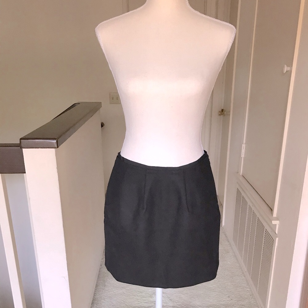 J.Crew felted wool mini skirt